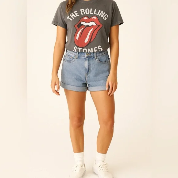 PacSun Mom Shorts | Size 29 Classic blue wash denim. - Picture 13 of 13